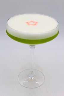 Sour Apple Deluxe Martini