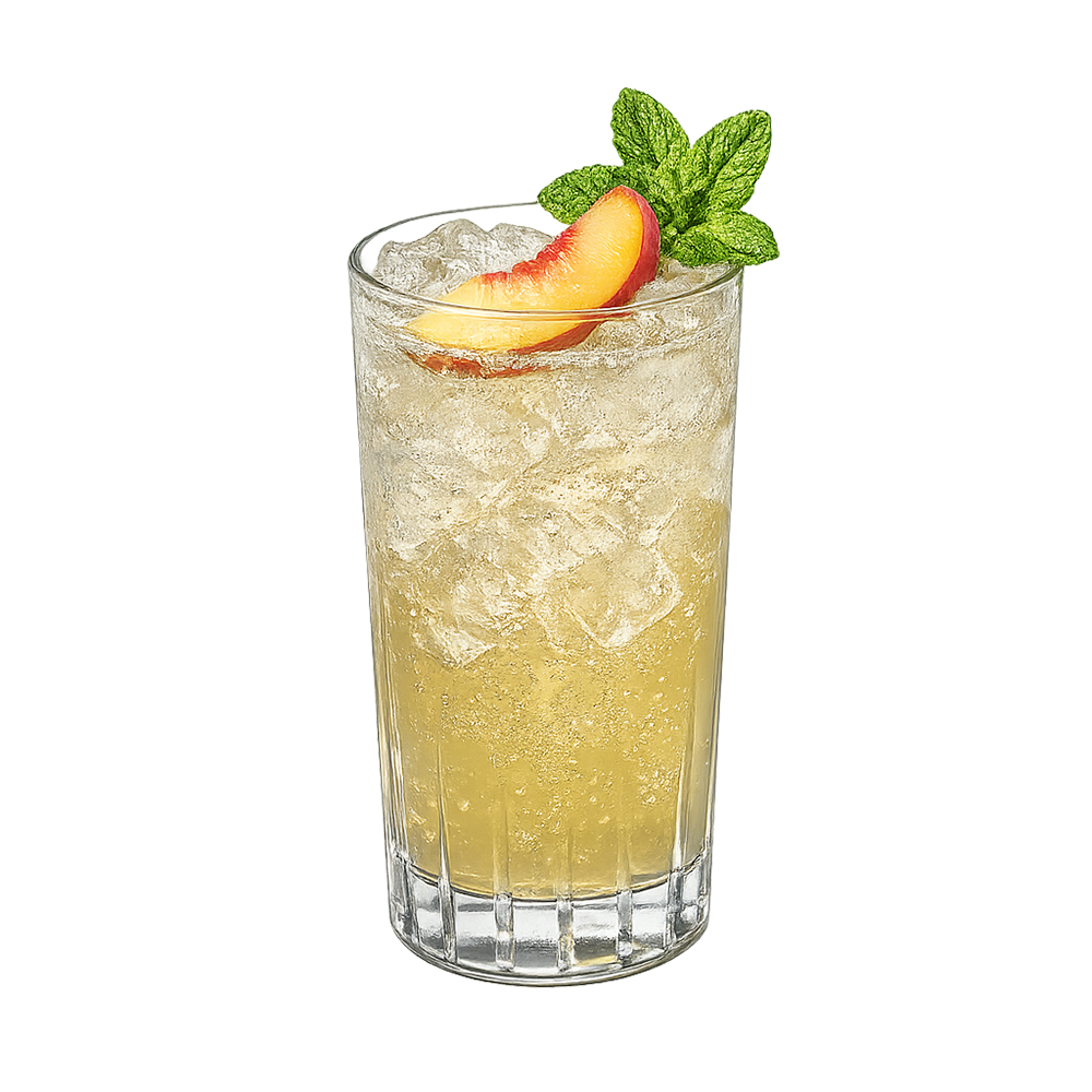 Non-Alcoholic White Peach Iced Tea