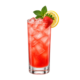 Non-Alcoholic Strawberry Spring Fizz