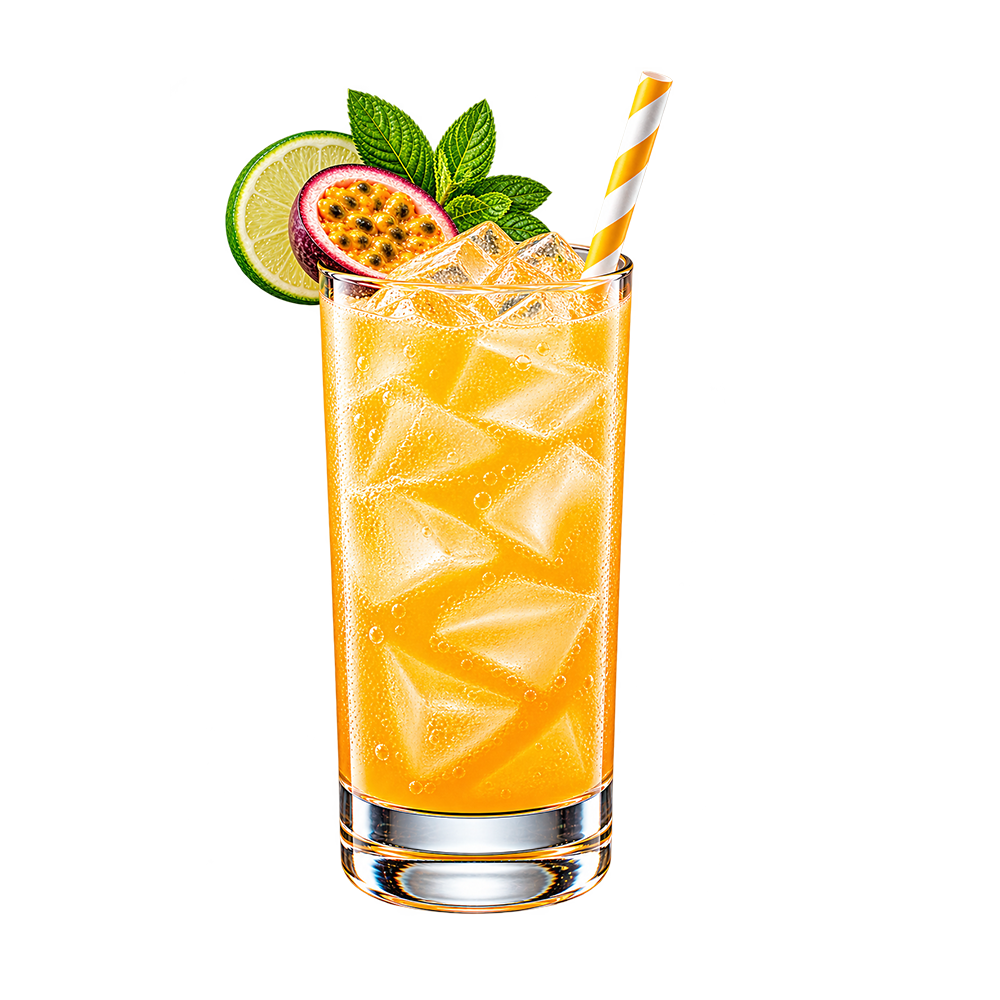 Non-Alcoholic Passion Fruit Royale