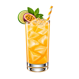 Non-Alcoholic Passion Fruit Royale