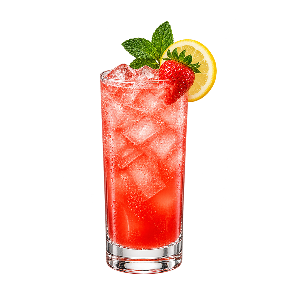 Non-Alcoholic Strawberry Spring Fizz