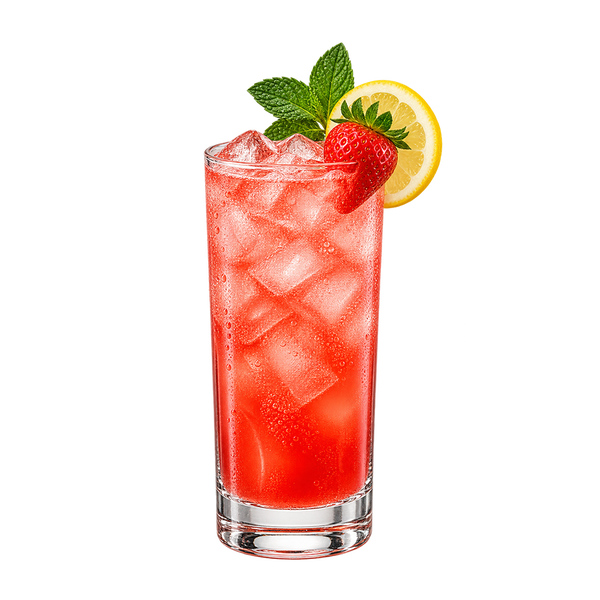Non-Alcoholic Strawberry Spring Fizz